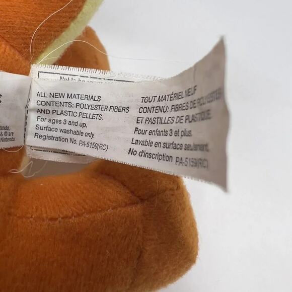 Giant 1999 Pokemon Charizard Charmander Plush Toy 12" Nintendo play by play - Picture 8 of 12